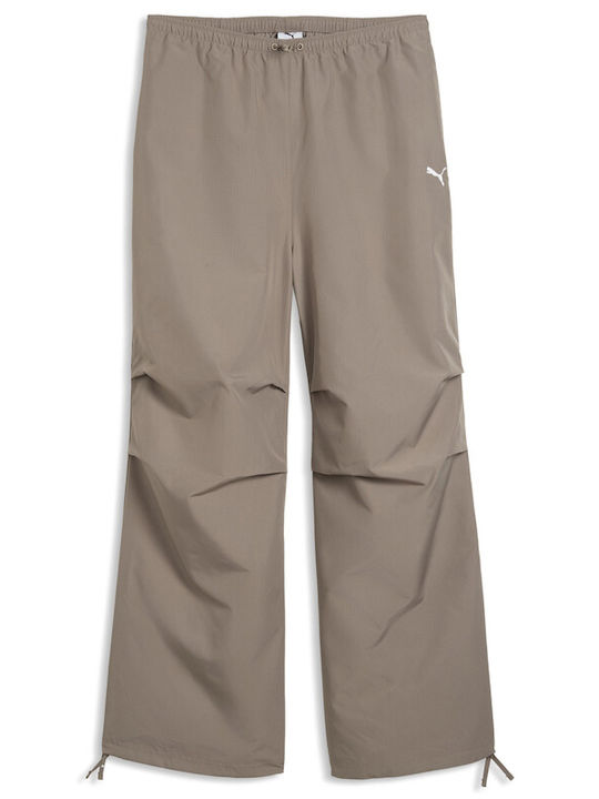 Pantaloni de trening țesuți bej