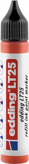 Edding Ersatz- und Füllfederhaltertinten für Marker Rote 25ml