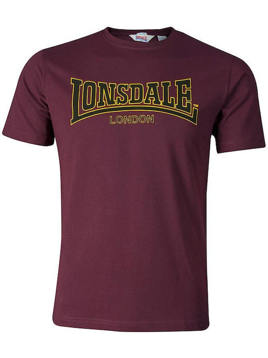 Lonsdale Klassisches Vox T-Shirt Burgundisch