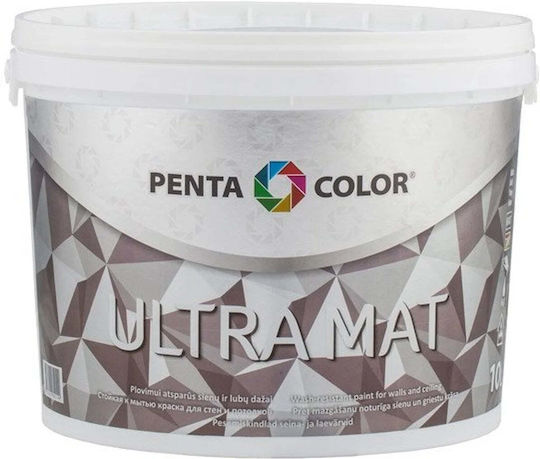 Pentacolor Wasser 10ltr Weiß Matt
