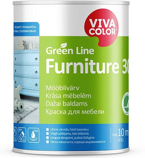 VivaColor Ακρυλικό Furniture 30 0.9lt Green Line