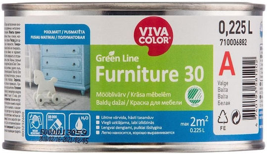 VivaColor Acryl Wasser 0.225lt Grüne Linie Möbel