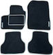 Set Față și Spate Covoare Auto 4 Bucăți Pentru Mitsubishi Colt 2008-2012 Negre