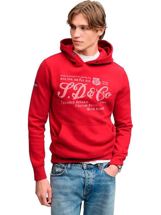 Superdry Vintage Sweatshirts für Herren mit Kap...