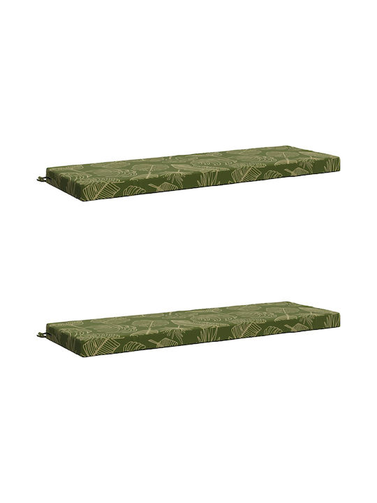 vidaXL Pernă De Bancă De Grădină Soest Verde 2 ...