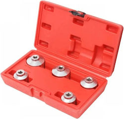 Set Extractoare Filtre De Ulei Partner 3/8'' 5 Bucăți 24 27 32 36 38mm Valiză