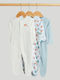 Mothercare Mothercare Baby-Strampler Highland Kuh 3 Stück