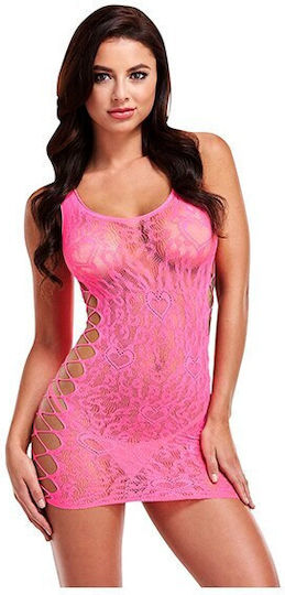 Rochie Mini Lapdance Model Leopard Roz O Mărime