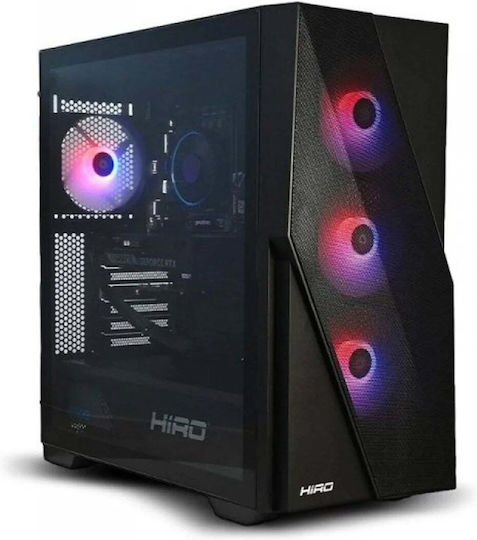 Hiro Wildcat Гейминг Настолен Компютър (Ryzen 5-8400F/16GB DDR4/1.0TB SSD/GeForce RTX 5050/W11 Home)