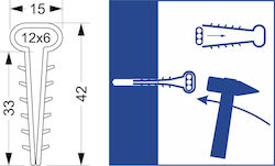 Elektro-plast Clip Plat De Montare Rapidă Usmp-3 600 Bucăți 16.23