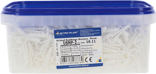 Elektro-plast Равен Клипове За Бърз Монтаж Usmp-2 600 Бройки 16.11
