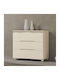 Baby Dresser with 3 Drawers Brown 94x60x92cm