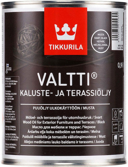 Tikkurila Valtti Свещ На База Разтворител Черен 900ml 900gr
