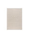 Beauty Home 9842 Rechteckiger Wohnzimmer Teppich Beige Crem 133x190cm