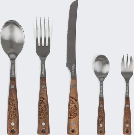 Petromax Cutlery Set Stainless Steel Silver 3 Pieces