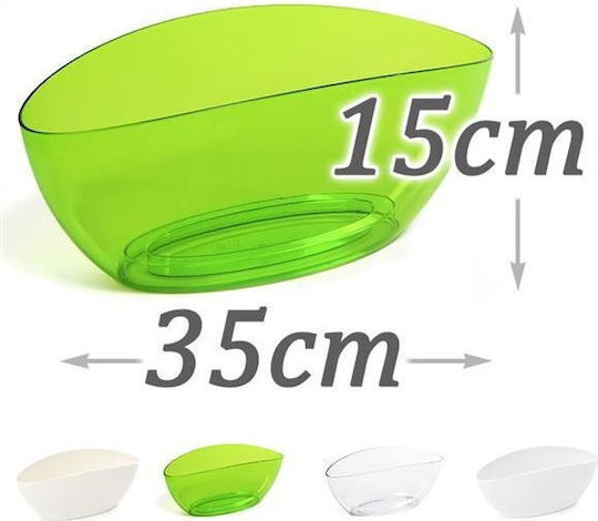 Lamela Ghiveci De Flori Din Plastic Transparent 35x15x15cm