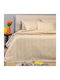 Melinen Duvet Cover Cotton Single 165x245 Paris Ochre