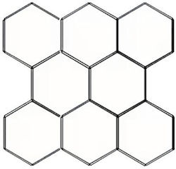 Led Hexagonal Ceiling Lighting Honeycomb Effect 280w 6500k 257.6x244.4 Cm Aria Trade