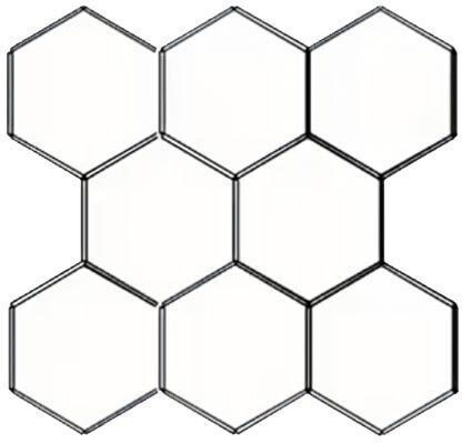 Led Екзагонално Осветление За Таван Ефект Пчелна Кошер 280w 6500k 257.6x244.4 Cm Aria Trade