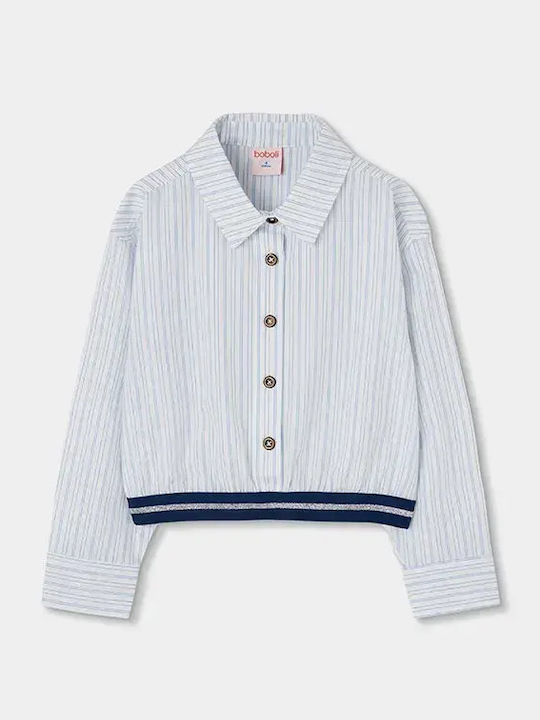 Tricou Pentru Copii Cu Mânecă Lungă Albastru