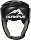 Olympus Sport Boxhelm Für Erwachsene Offener Gesicht Von Synthetischem Leder Schwarz
