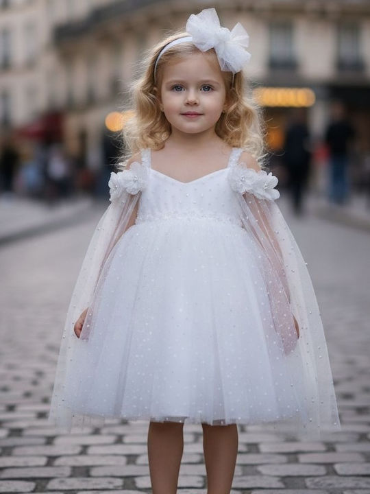 Mi Chiamo Ecru Taufkleid für Mädchen K4801