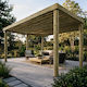 Showood Holz Material für Gartenbodenbelag 12x12cm