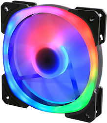 Gelid Solutions Lyra Вентилатор за кутия 140mm (1600rpm / 70cfm) с ARGB Осветление и Свързване 4-Pin PWM