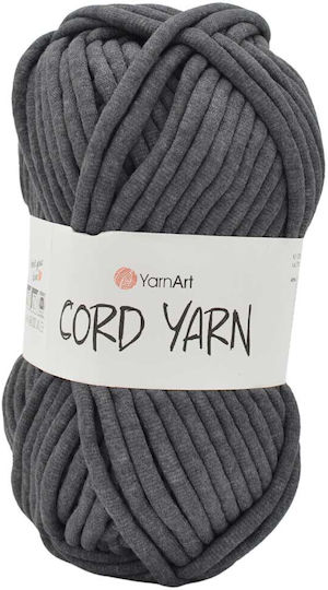 Strickgarn Kordelgarn Baumwolle Polyester 250g Dunkelgrau