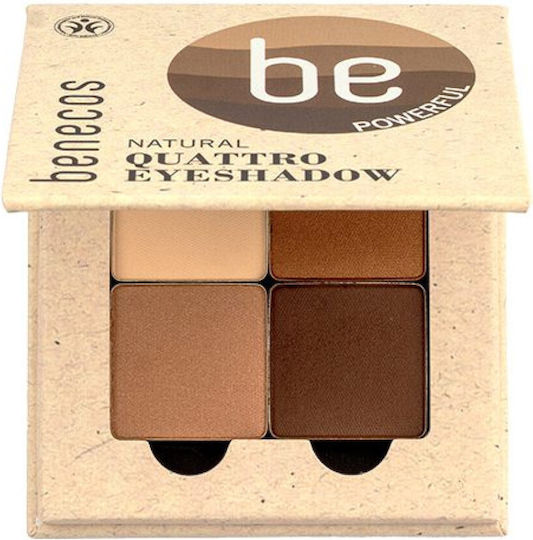 Benecos Palette With Cream Eye Shadows Coffee & Cream 8gr