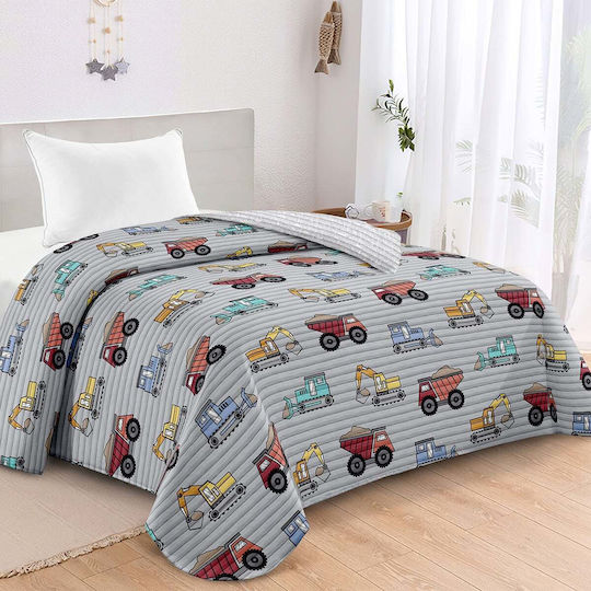 Adam Home Детско кувертюра Единично 310 Trucks 160x220см.