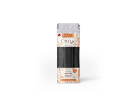 Velora Herbal Vape Електронно Цигаро за Еднократна Употреба 600 Вдишвания Energy Без Никотин 1ml Сив