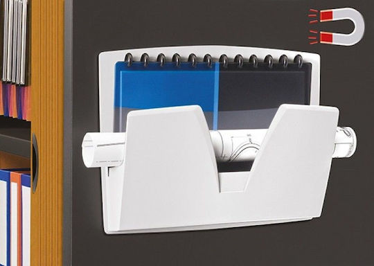 Q-Connect Wandmontierte Magnetische Dokumentenhalter Cep Recaption 361x86x270mm Offenes Grau C170m-10
