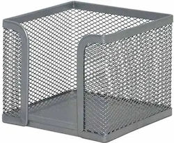 Метална Моливник в Сребрист Цвят 8x9.5x9.5см 1бр
