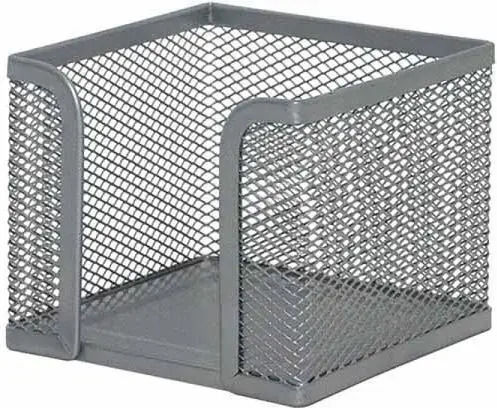 Metal Pencil Holder in Silver Colour 8x9.5x9.5cm 1pc
