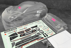 Bittydesign Ar8-p-gt3r 1/8 Gt Clear Body 360mm Long Wheelbase Lwb 1mm Thick Αβαφο Καπακι Lexan Τηλεκατευθυνομενα On-road 1:8 Bittydesign
