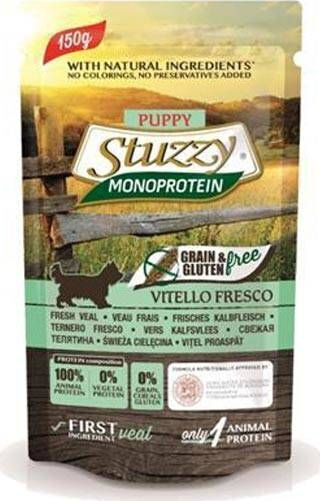 Stuzzy Hrana Umedă Pentru Căței Cu Vițel Și Carne 150gr