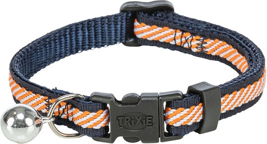 Trixie Περιλαίμιο Γάτας Ρίγες 20–30 Cm/10 Mm Μπλε Πορτοκαλί