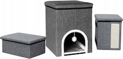 Costway Zw2l Котешко легло-кущичка за котки Стълба House 3 Costway Zw2l Котешко легло-кущичка за котки Стълба House 3