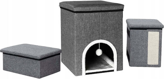 Costway Zw2l Cat Bed House Ladder 3