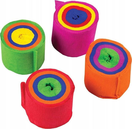 Centrum Crepe Paper 3.5cm × 10m 80314 Mix ×4