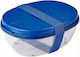 Mepal Plastic Kids' Food Container 1.9 L Blue 22.5 x 17.5 cm