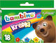 Bambino Mio Zeichenstifte Set 18 Mehrfarbige Farben