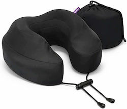 Cabeau Evolution Travel Pillow Memory Foam with Carrying Case Black