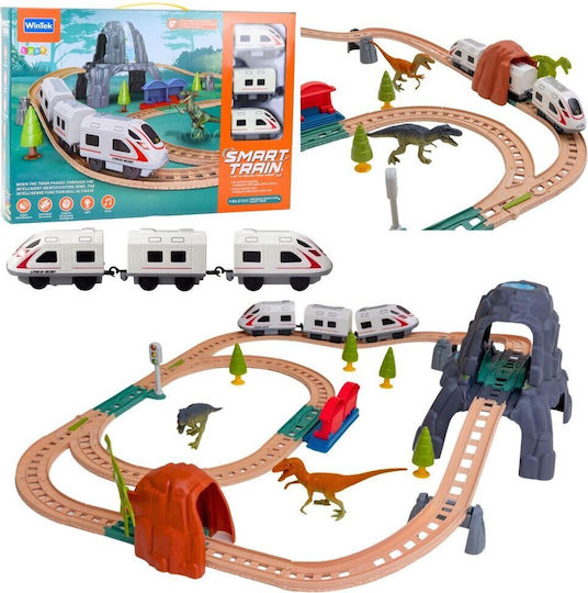 Lean Toys Schiene Eisenbahnsätze mit Sound und Licht für 3+ Jahre