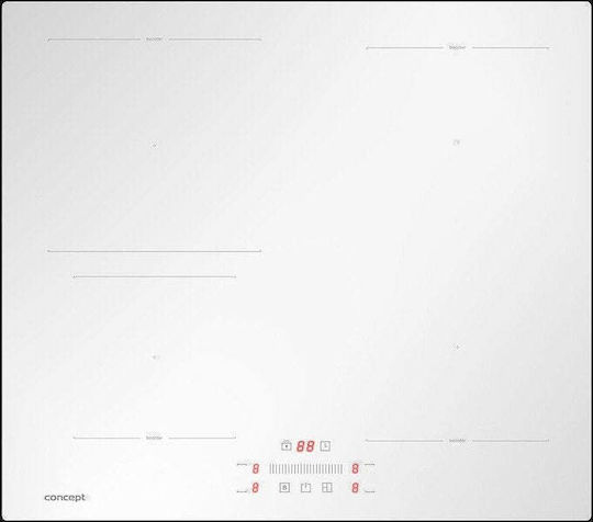 Concept Induktions Kochfeld Autonom mit Sperrmodus 59x52cm Weiße