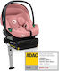 Lionelo Astrid Καθισματάκι Αυτοκινήτου i-Size με Isofix Ροζ 0-13 kg