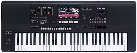 Medeli Medeli Arranger AKX10S Pro Serie mit 61 Tasten mit Gestell Schwarz