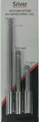 Silver Magnetische Schraubendreher-Bits 75 100 150mm 3 Stück