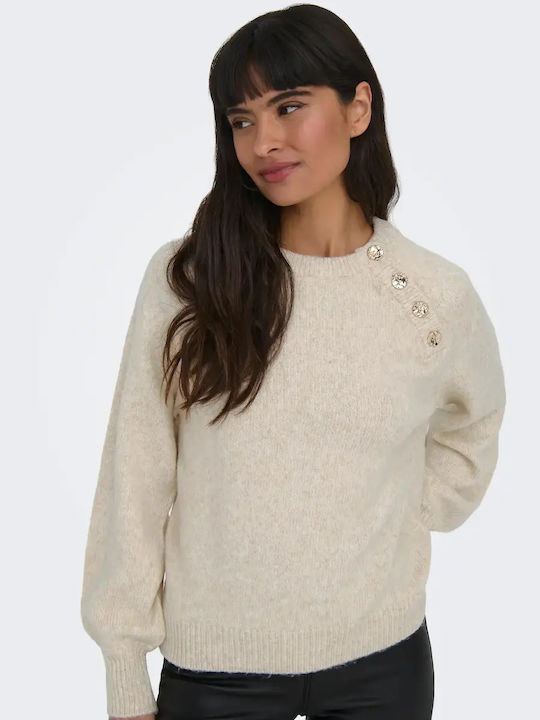 Only Emma Damenbluse Beige